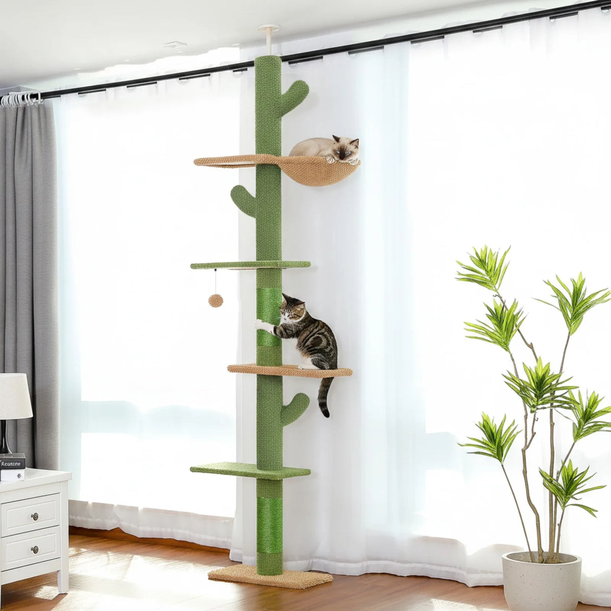 Arbre à Chat Sol-Plafond Modulable 2