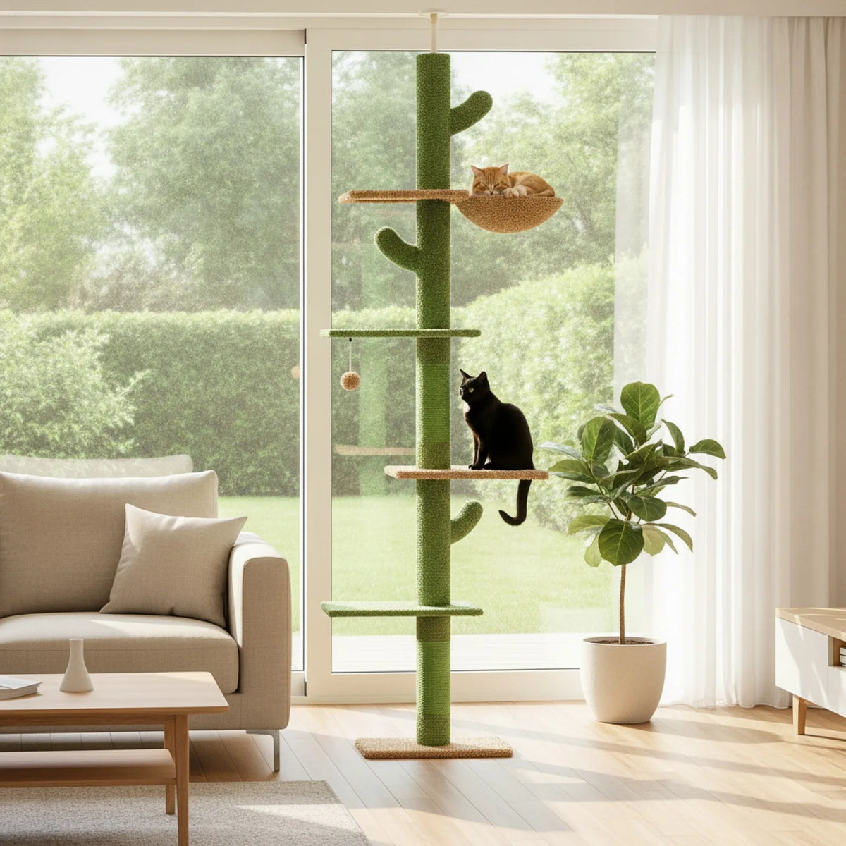 Arbre à Chat Sol-Plafond Modulable 5