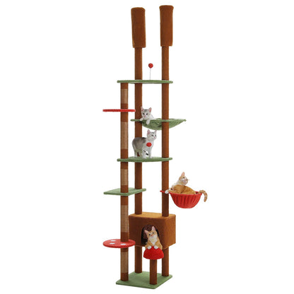 Arbre à Chat Sol Plafond Champignon – Tour XXL 1