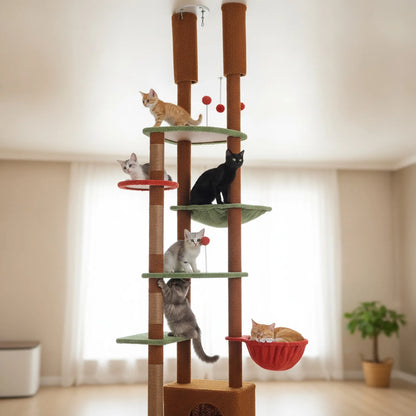 Arbre à Chat Sol Plafond Champignon – Tour XXL 2