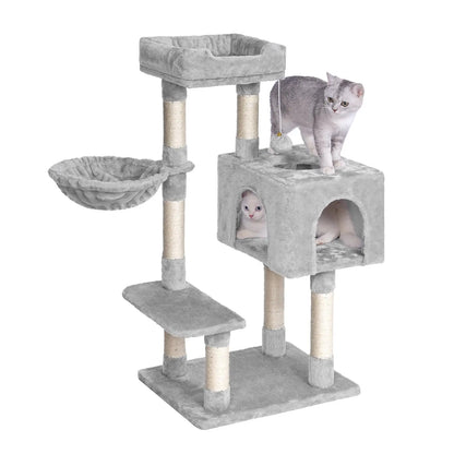 Arbre à chat 100 cm maisonnette 3 portes 2