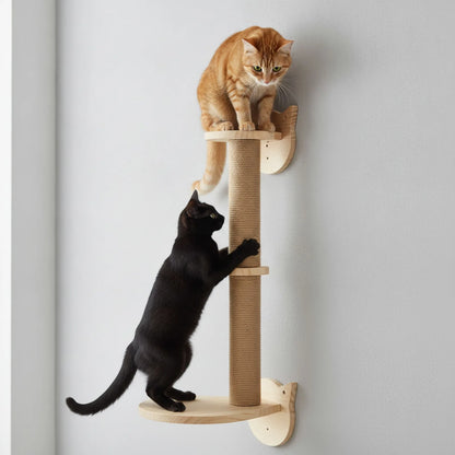 Griffoir Mural Chat Poteau Sisal