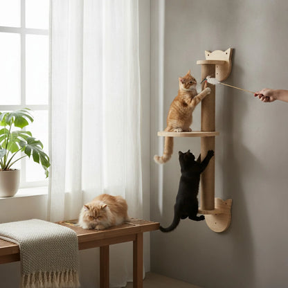 Griffoir Mural Chat Poteau Sisal 3