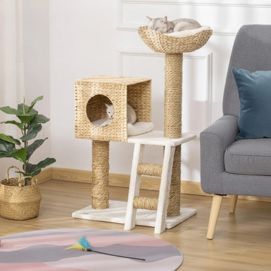 Petit Arbre à Chat Multi-Niveaux 100 cm